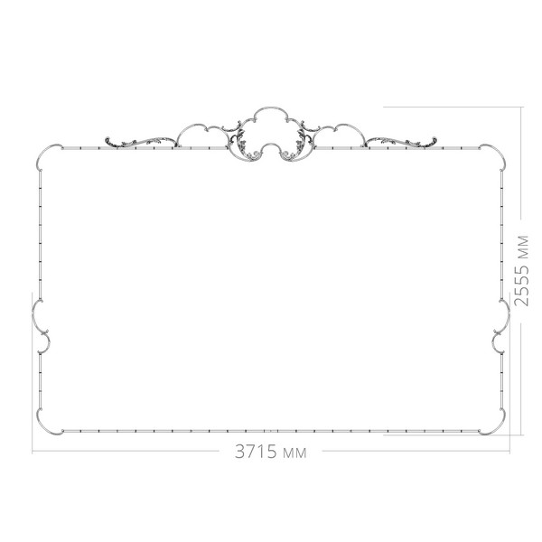 Узел RODECOR Шинуазри Камелия Ф2 66505CN (2555*3715), компл