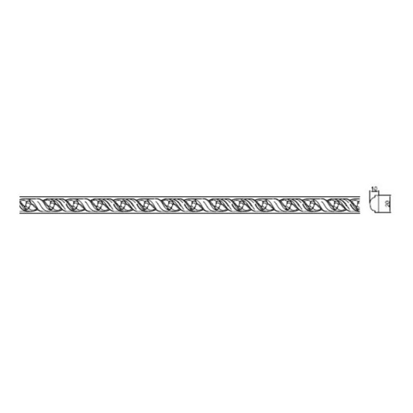 Молдинг RODECOR 04078RD (15*2000*10), шт
