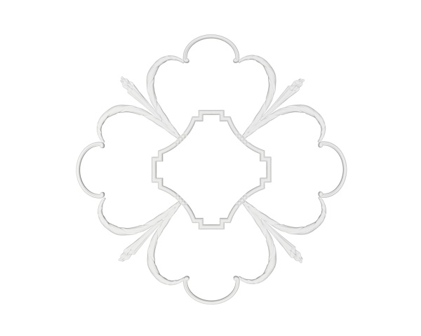 Розетка RODECOR Барокко 87116BR (773*773), компл