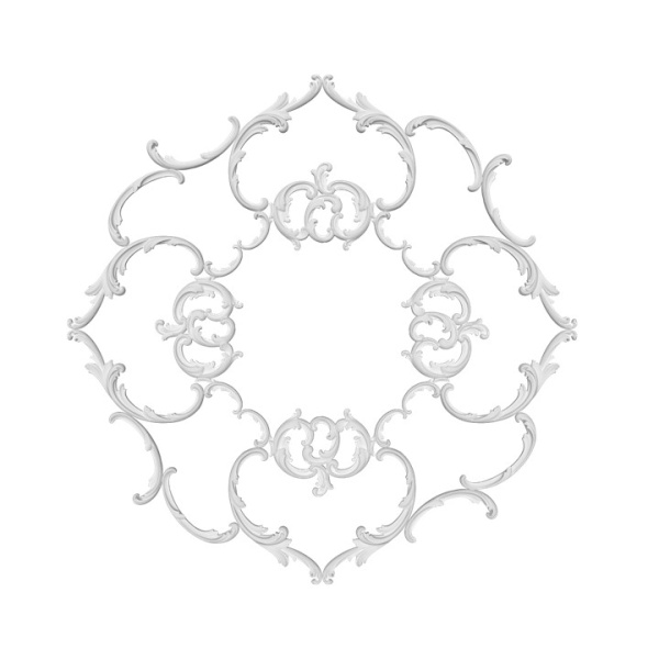 Розетка RODECOR Рококо 87033RC (814*814), компл