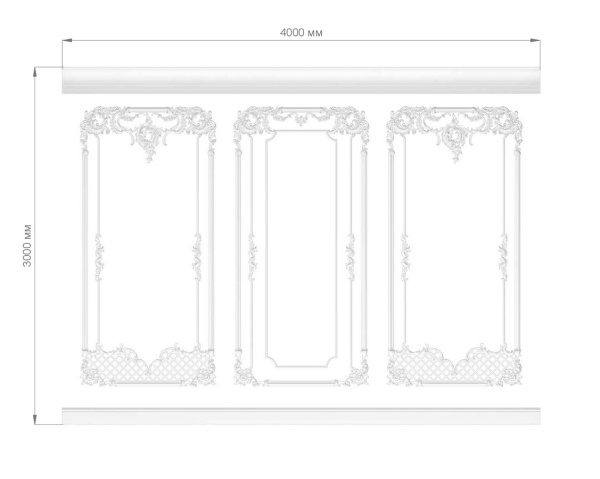 Готовое решение RODECOR Рококо Вильчковский Ф3 99203RC, компл