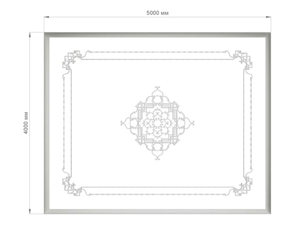 Потолок RODECOR Шинуазри Пагода Ф1 88031CN (4000*5000), компл