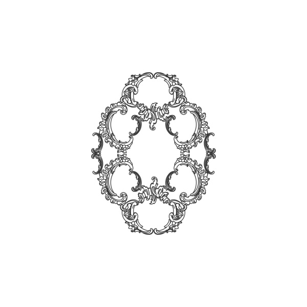 Розетка RODECOR Рококо 87021RC (530*400), компл