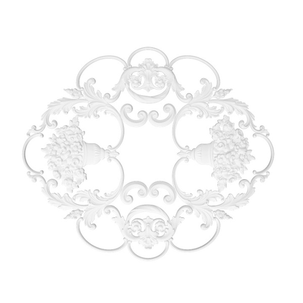 Розетка RODECOR Барокко 87114BR (970*825), компл