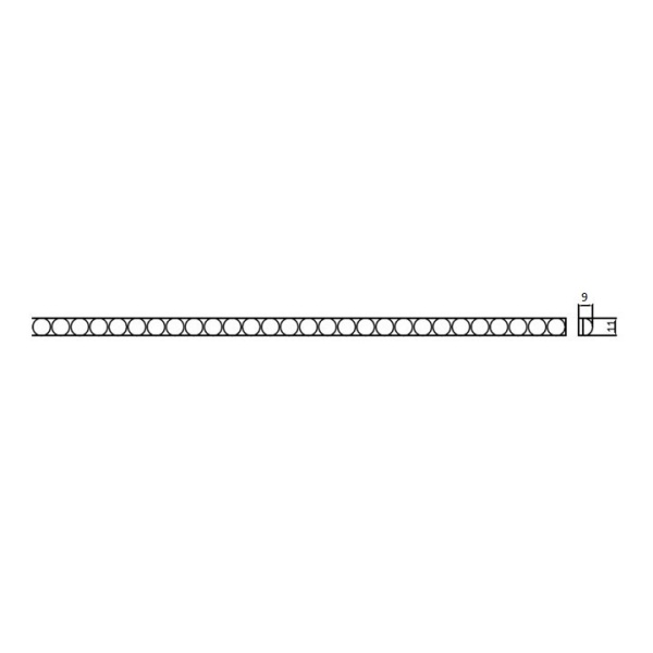 Молдинг RODECOR 04006RD (11*2000*9), шт