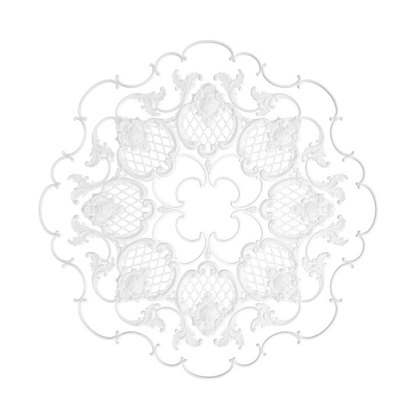 Розетка RODECOR Барокко 87106BR (1750*1750), компл
