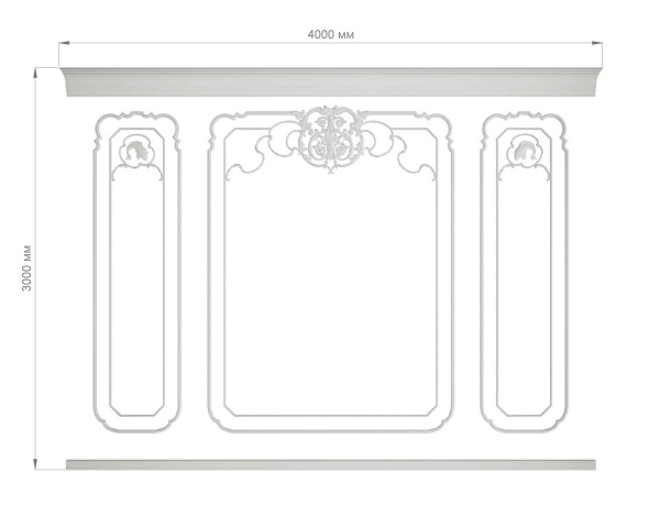 Стена RODECOR Шинуазри Мандарин Ф2 77022CN (3000*4000), компл
