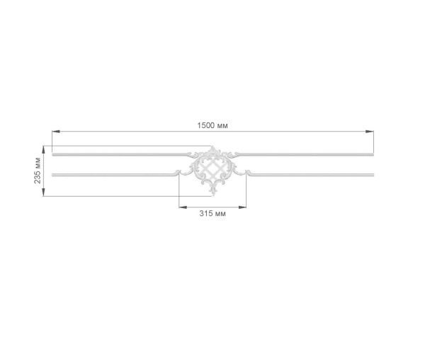 Узел RODECOR Рококо 66110RC (235*315), компл
